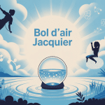 Bol d'air Jacquier avis pneumologue au centre, silhouettes respirant, fond forêts de pins