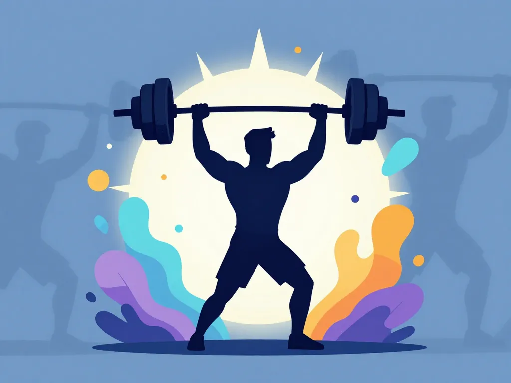 Visuel booster pour la musculation énergie et performance