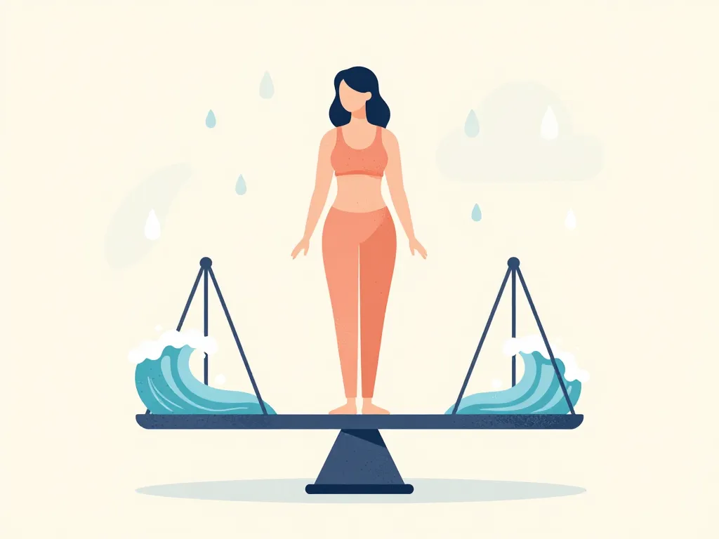 combien de kilo prend on pendant les regles femme balance