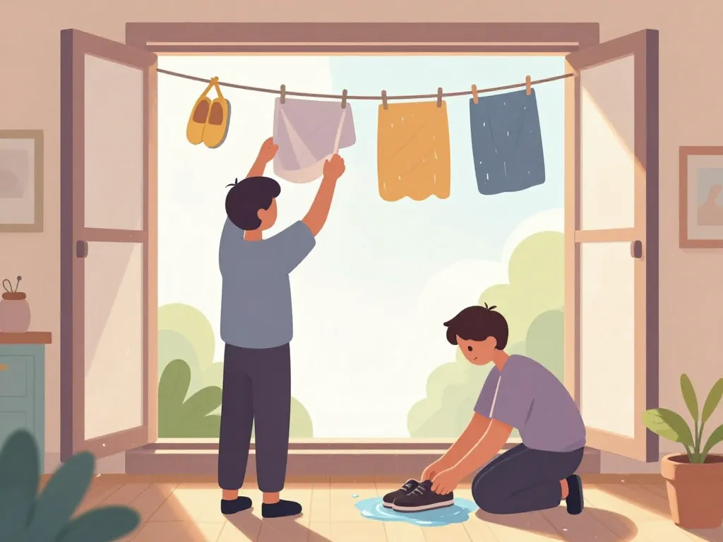 combien de temps pour sécher linge chaussures séchage rapide