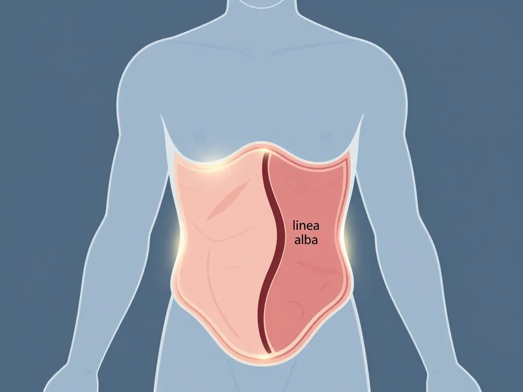 comment soigner une hernie de la ligne blanche sans operation schéma anatomique