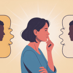 conflit avec ses parents à 40 ans illustration sobre bienveillante