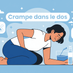 illustration crampe dans le dos prévention et soulagement