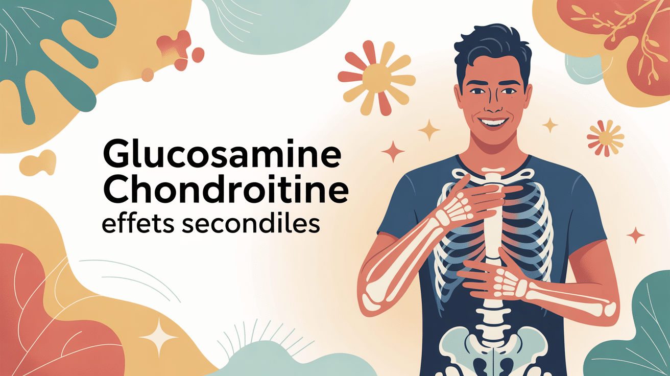 effets secondaires glucosamine chondroitine illustration santé articulations