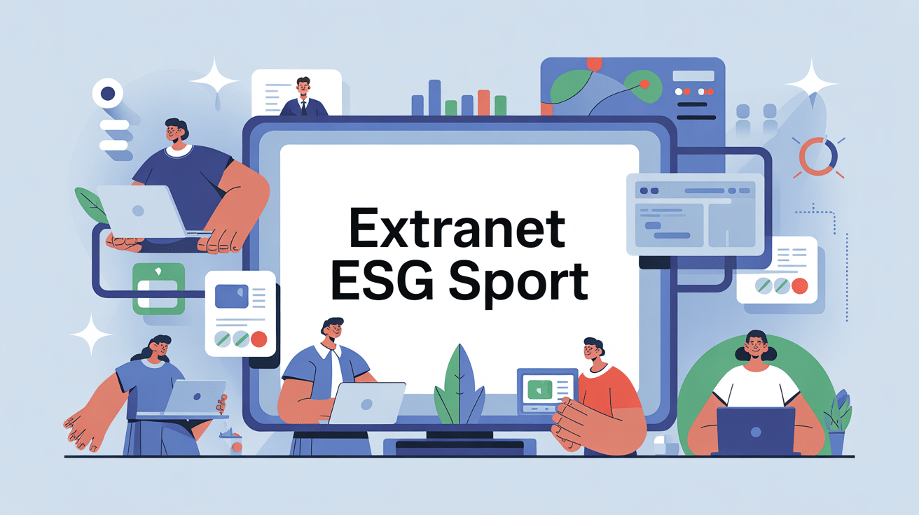 extranet esg sport illustration étudiante