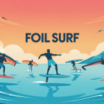 illustration foil surfers différentes pratiques