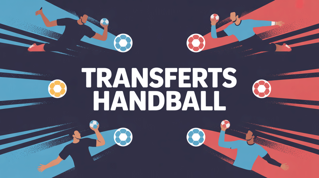 illustration marché handball transferts