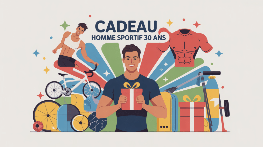 idee cadeau homme 30 ans sportif homme heureux équipements