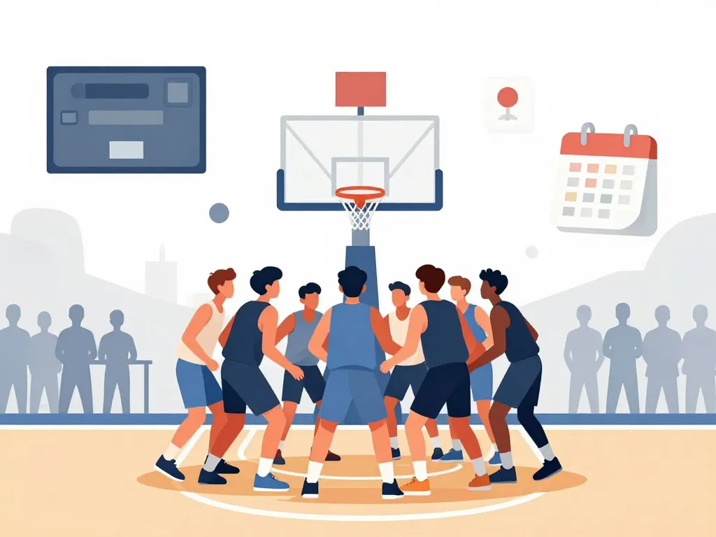 scène résultats inforum basket équipe calendrier