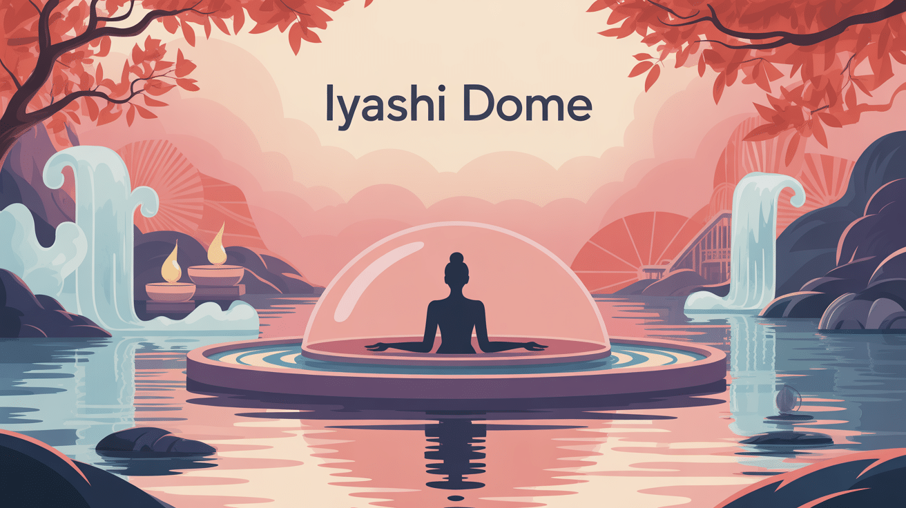 iyashi dome illustration bien-être ambiance zen