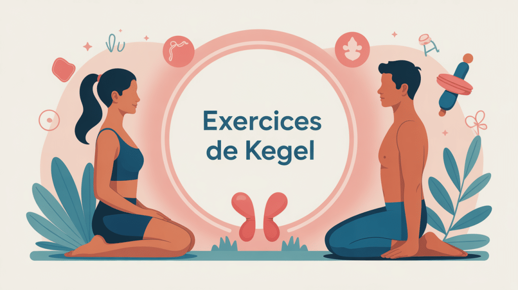 illustration kegel exercices renforcement du périnée