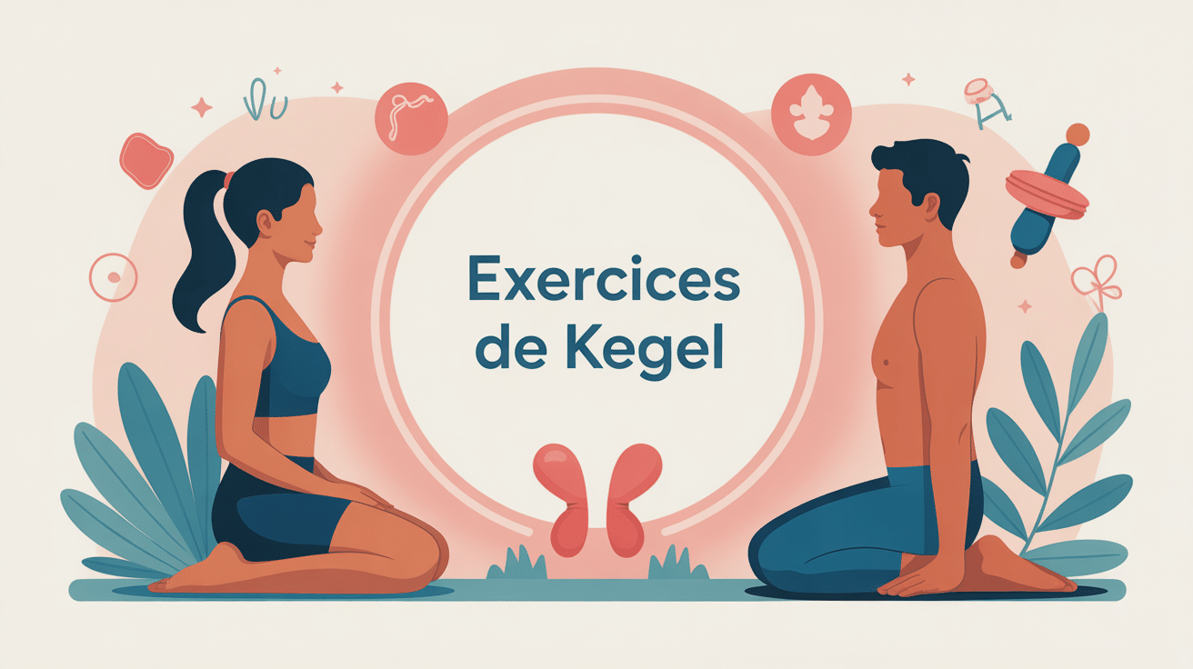 illustration kegel exercices renforcement du périnée
