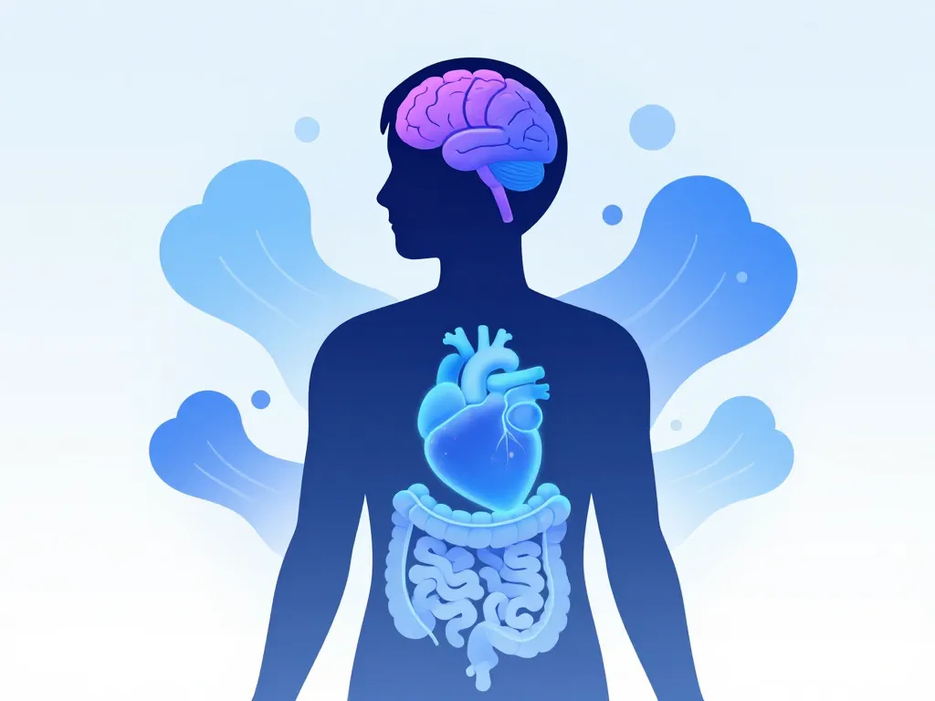 manque de serotonine symptomes silhouette cerveau coeur