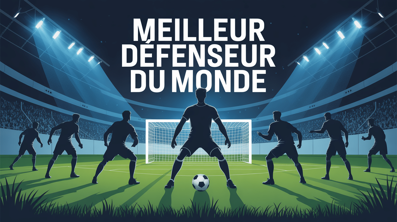 illustration du meilleur défenseur du monde de tous les temps