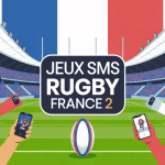 numéro sms jeu rugby france 2 illustration supporters