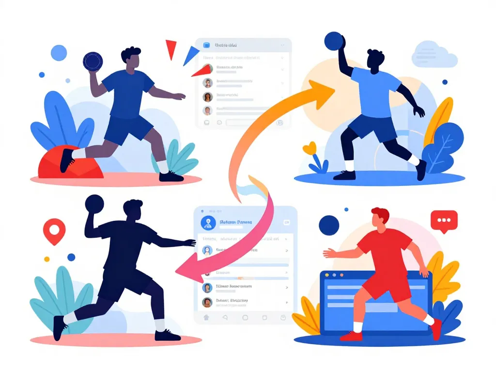 visualisation quotidienne handball transferts