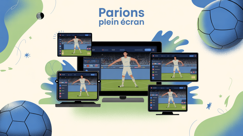 parions plein écran sur ordinateur mobile tv