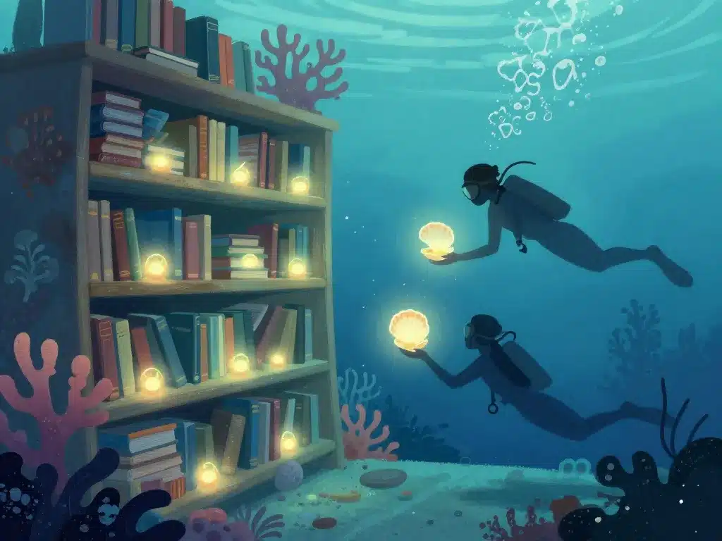 image forum de plongée, bibliothèque sous-marine corail