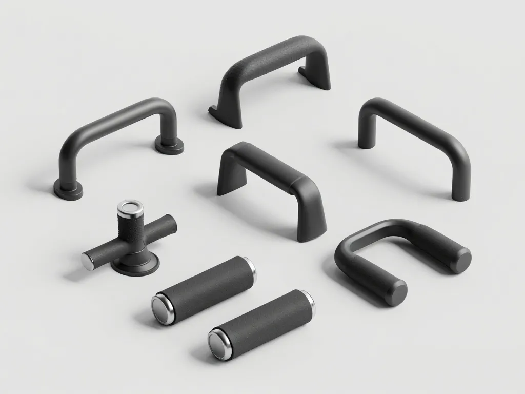 différents types poignées pompes comparatif visuel