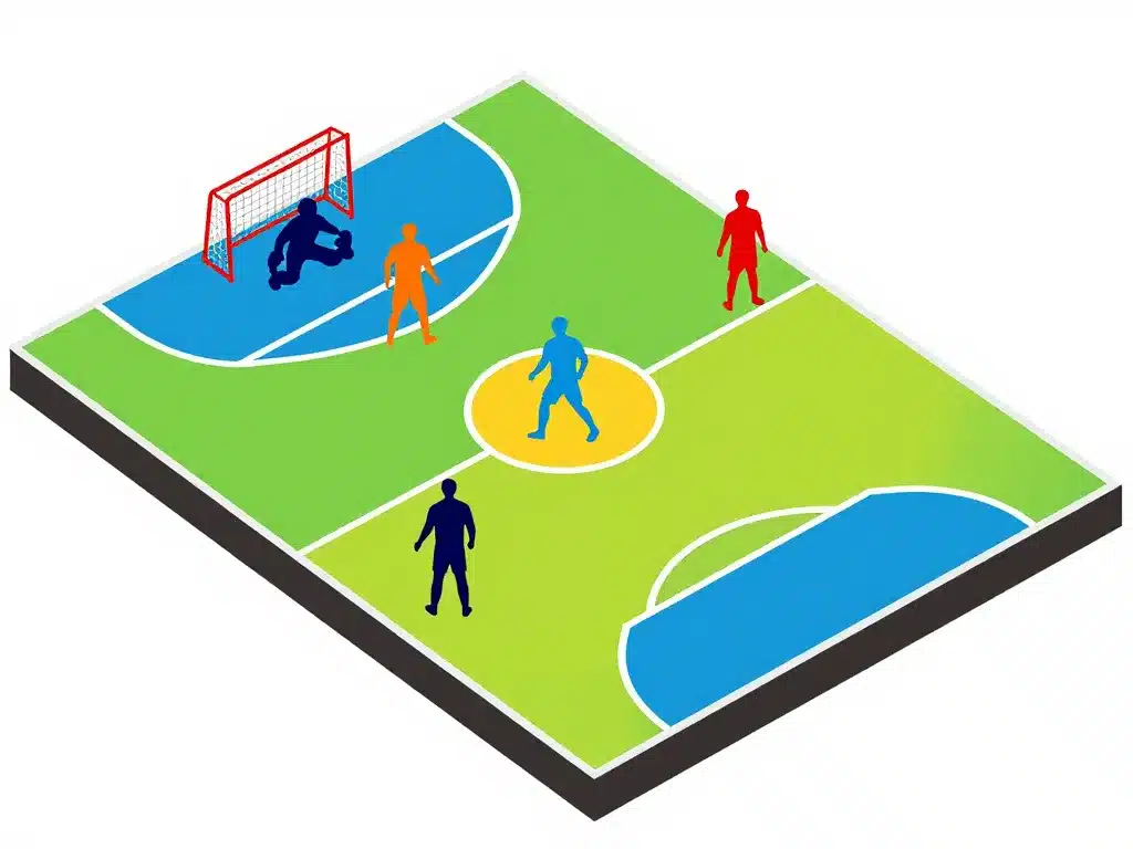 schema postes handball sur terrain