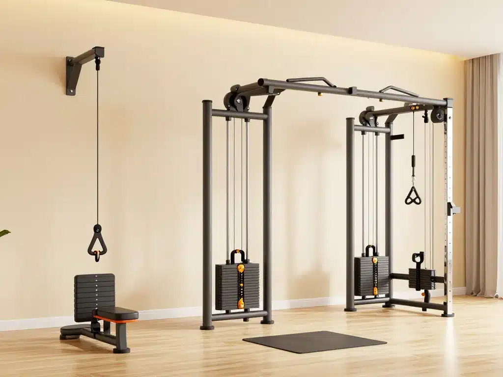 Différents modèles poulie musculation pour home gym