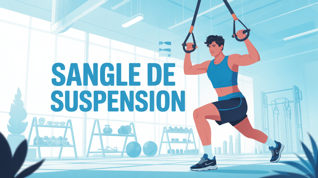 Illustration sangle de suspension en action