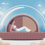 illustration sauna dome infrarouge détente