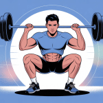 illustration squat fessier exercice musculation
