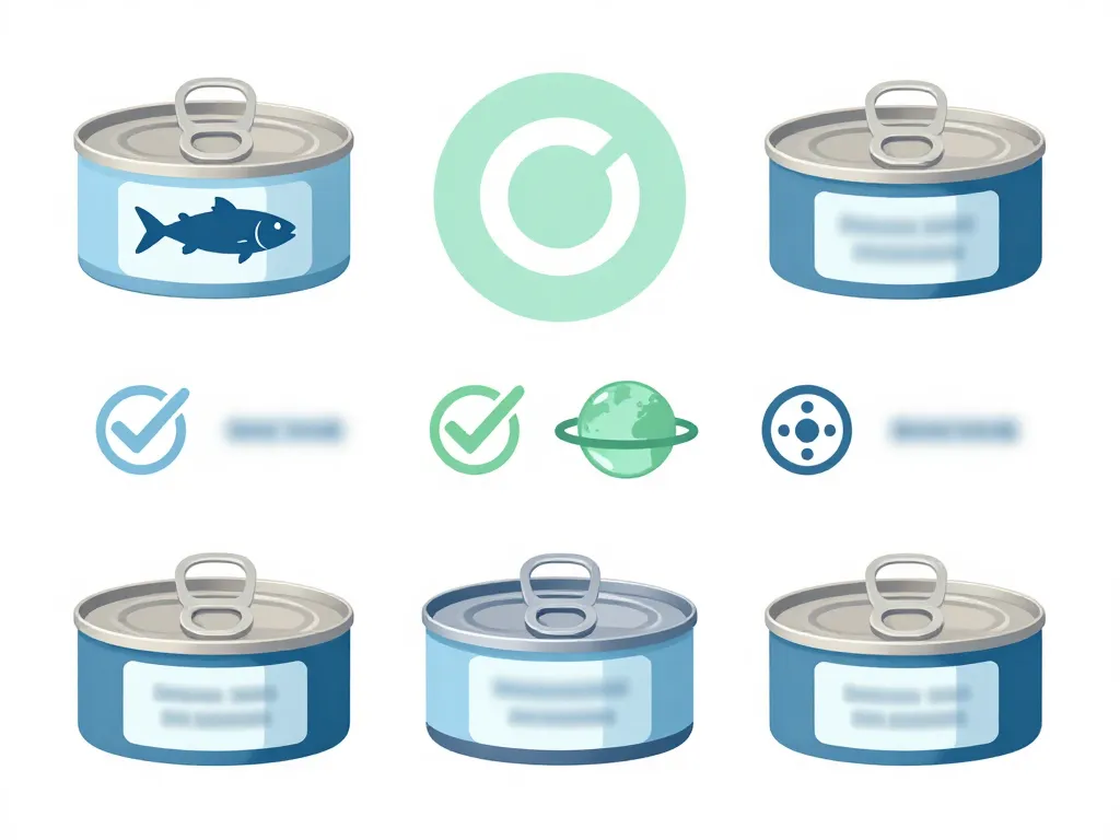 diagramme étiquettes thon sans mercure