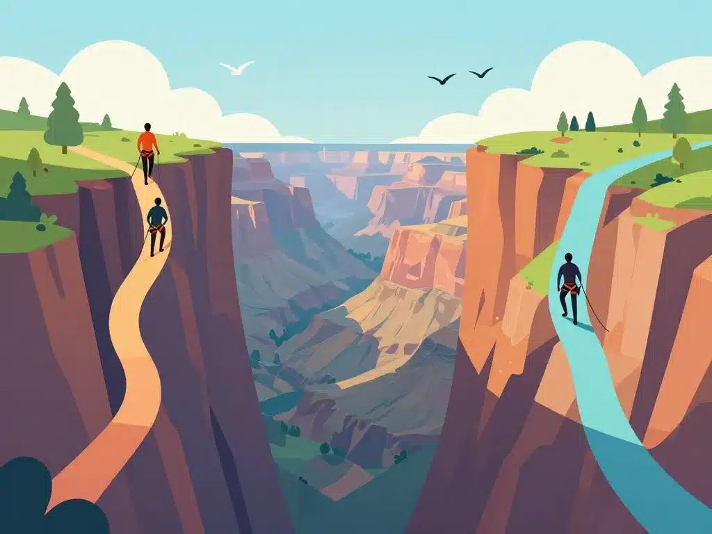 itinéraires via ferrata de liaucous facile et difficile