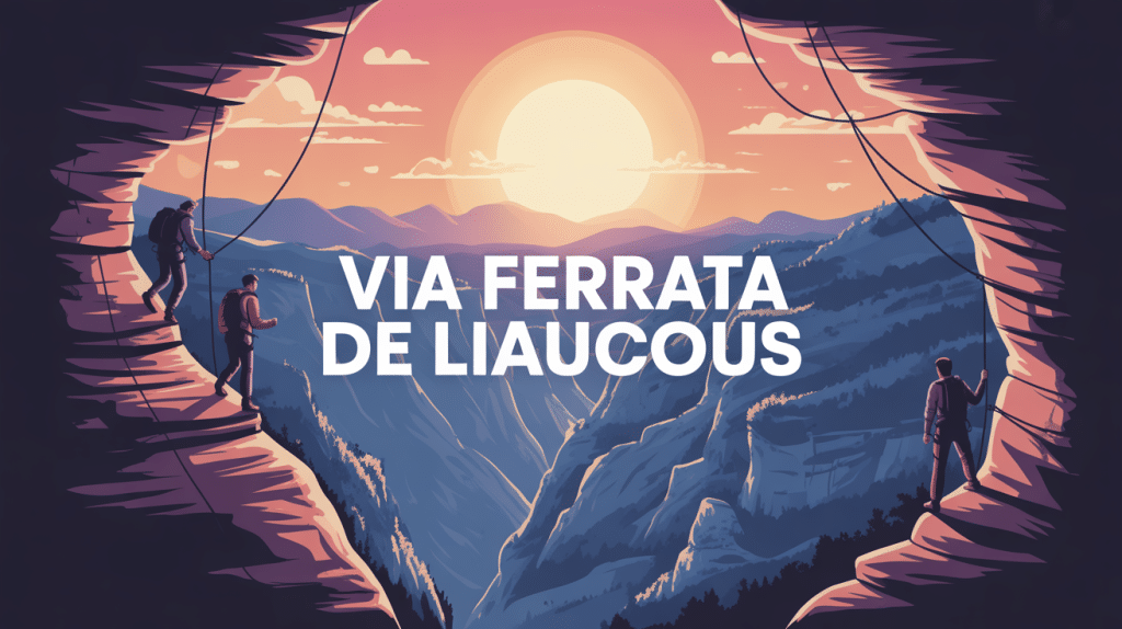 vue panoramique via ferrata de liaucous gorges du tarn