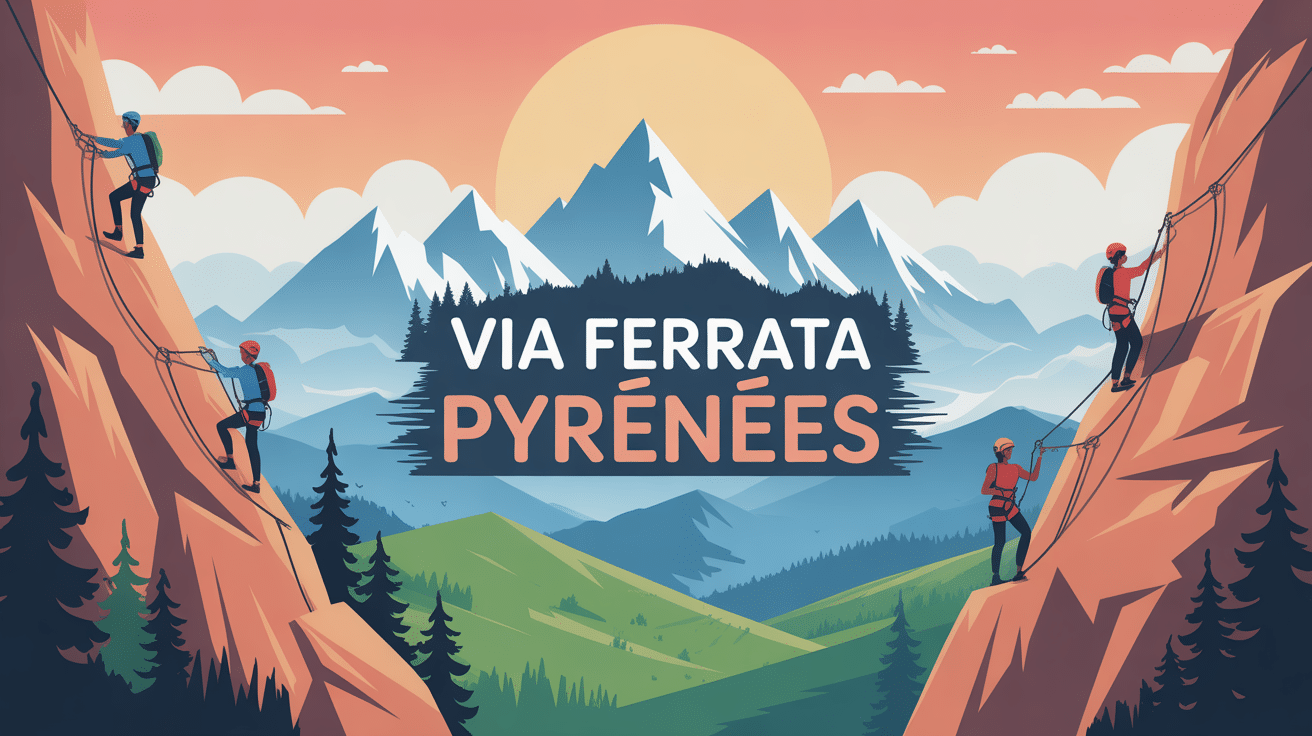 Panorama massif via ferrata Pyrénées