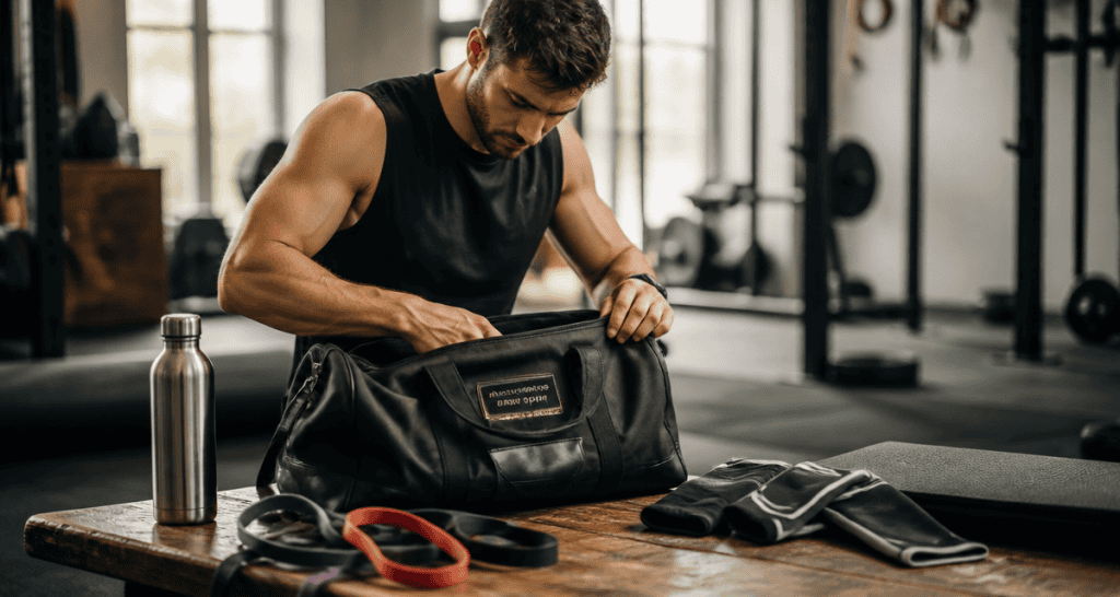Accessoire pour sport sur banc en salle