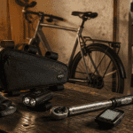 cadeau pour cycliste accessoires sur établi