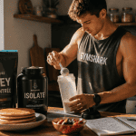 difference whey et isolate dans une cuisine sportive