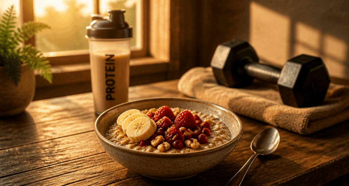 flocons d'avoine musculation bol porridge
