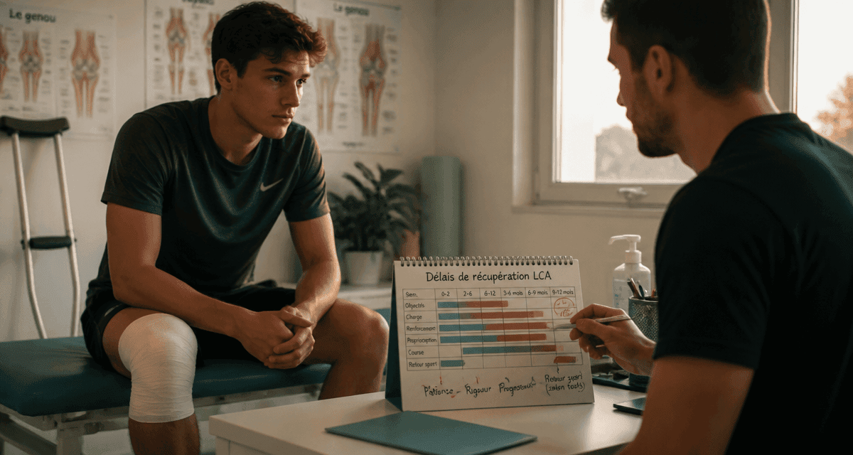ligaments croisés genou combien de temps rééducation calendrier