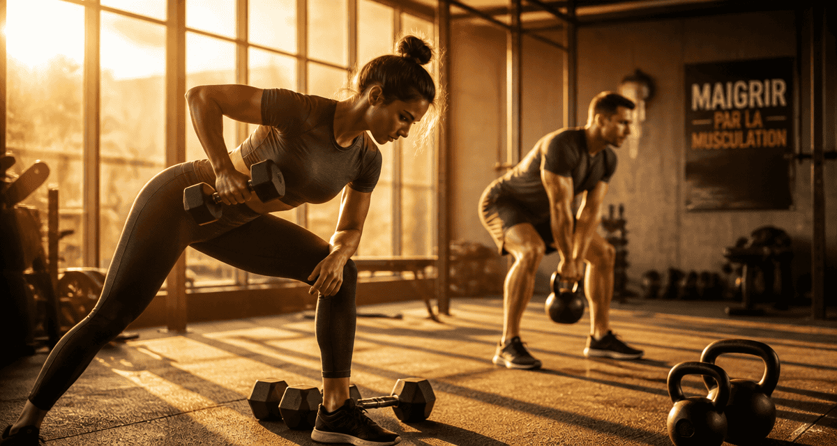 maigrir par la musculation homme femme circuit