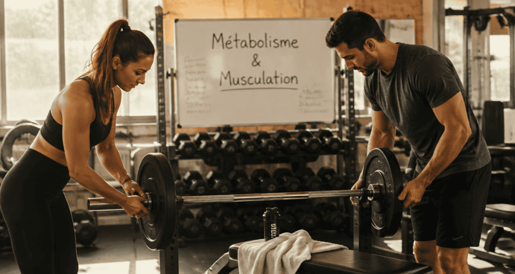 métabolisme et musculation salle de sport