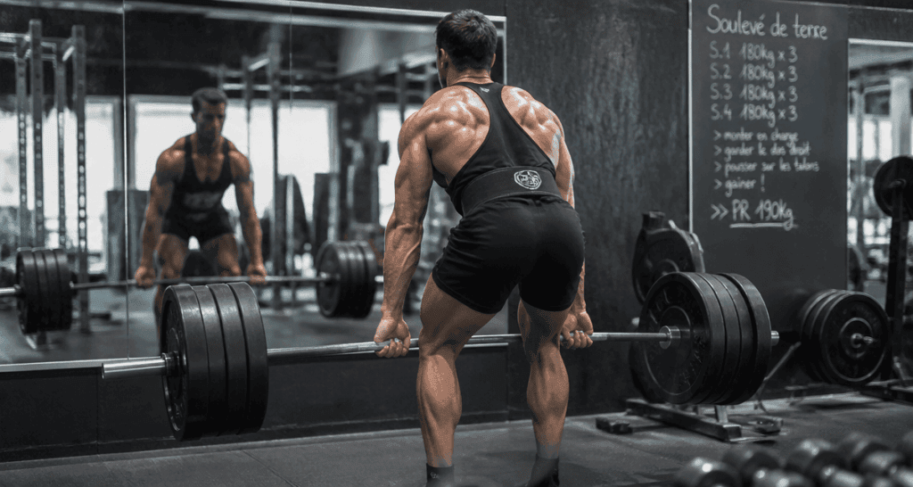 souleve de terre muscle dos jambes bras