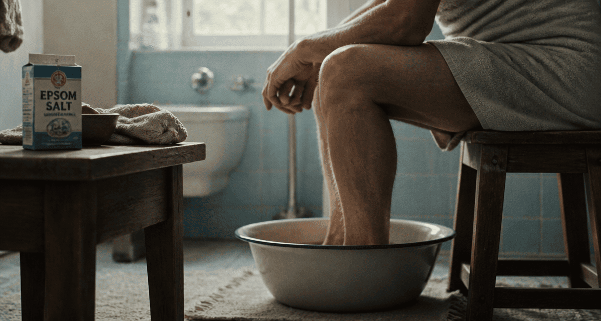 tendinite sous le pied remede de grand mere bain de pieds