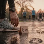 6 kms : chaussures sur sentier urbain, chronomètre et objectif