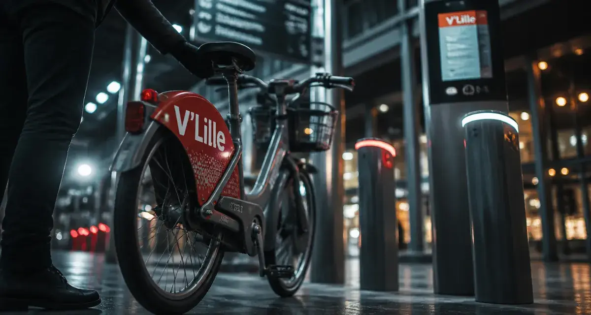 Abonnement v lille : station V’Lille à Lille, vélo en libre-service