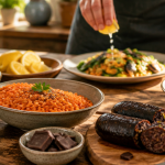 aliment pour manque de fer sur table cuisine
