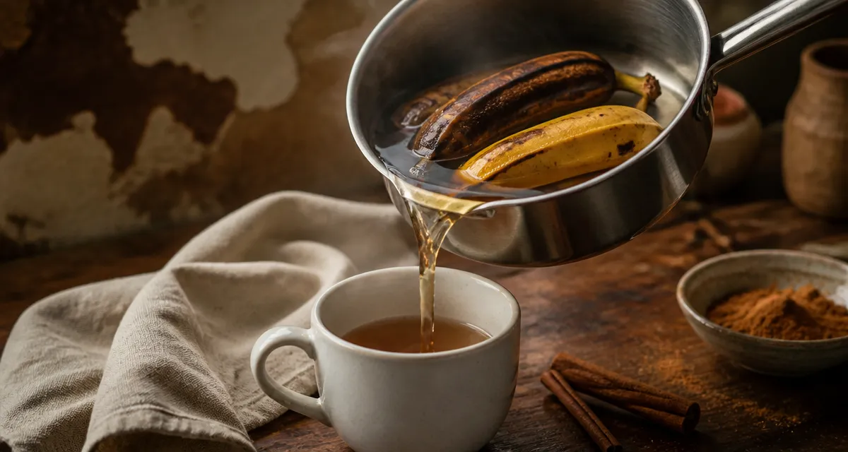 Banane bouillie bienfaits : banane plantain bouillie en infusion