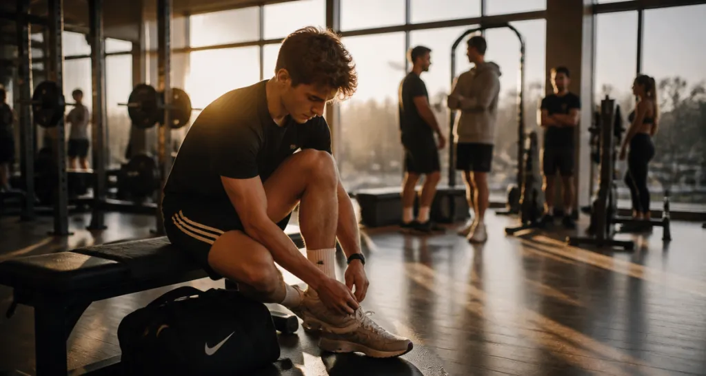comment se motiver à faire du sport jeune homme salle