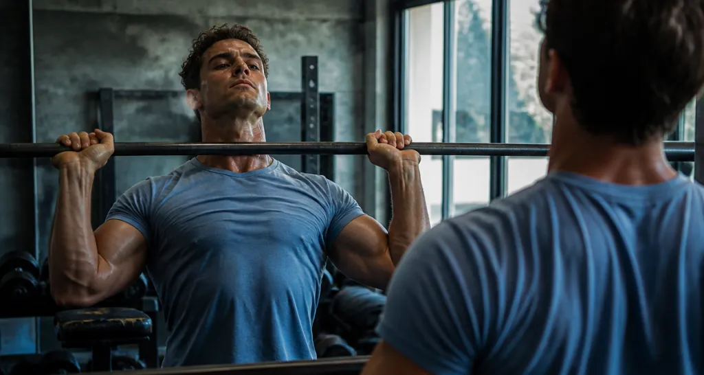 developpe militaire muscles sollicites athlète salle