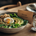 L tyrosine et perte de poids : bowl quinoa et œuf, capsules