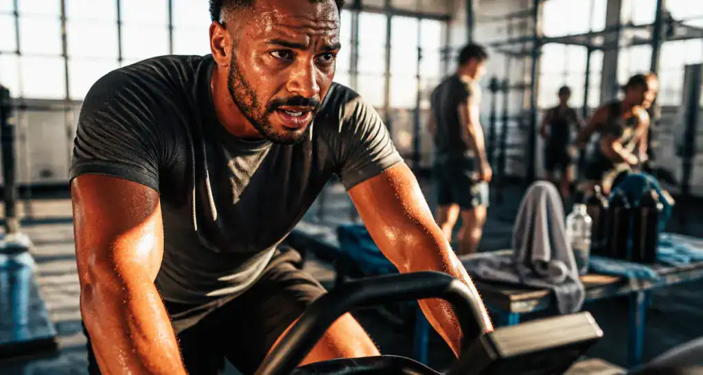 Les bienfaits de la transpiration pendant le sport sur vélo en salle
