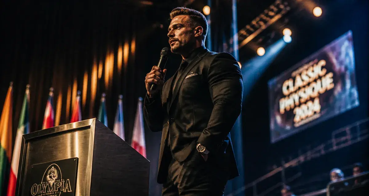 Mr Olympia 2024 classic physique : Chris Bumstead sur scène